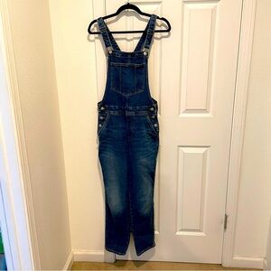 Old Navy Size 6 Jean Overalls Blue Denim Denim Bib Womens Regular Standard